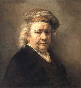 REMBRANDT Harmenszoon van Rijn Self-Portrait oil painting artist